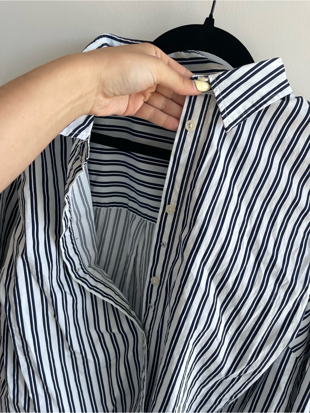 Universal Standard striped button down - Picture 3 of 5